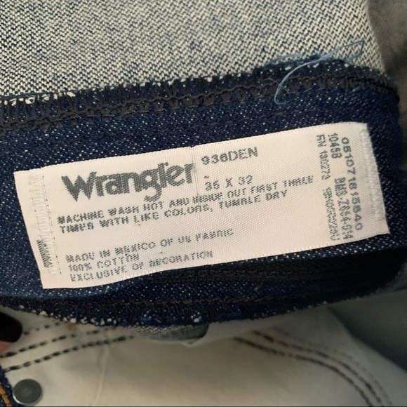 wrangler cowboy cut jeans men women 35 - Picture 4 of 9